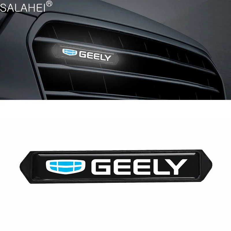 

LED Car Front Grille Logo Light For Geely Tugella Xingyue FY11 Atlas Coolray BO RUI CK Saloon Emgrand EC7 EC8 Gt Gc9 Accessories