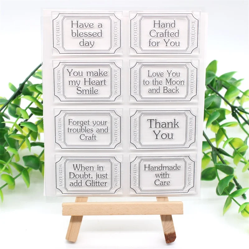 ZFPARTY Crafty Love Tickets Metal Cutting Dies Stamps for DIY Scrapbooking/photo album Decorative Embossing Paper Cards | Дом и сад