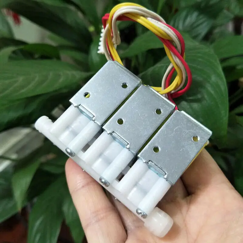 DC 12V 3 сторонний микро Электрический электромагнитный клапан N/C нормально