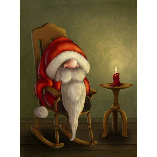 5D алмазная живопись Санта-Клаус полная Алмазная вышивка крестиком