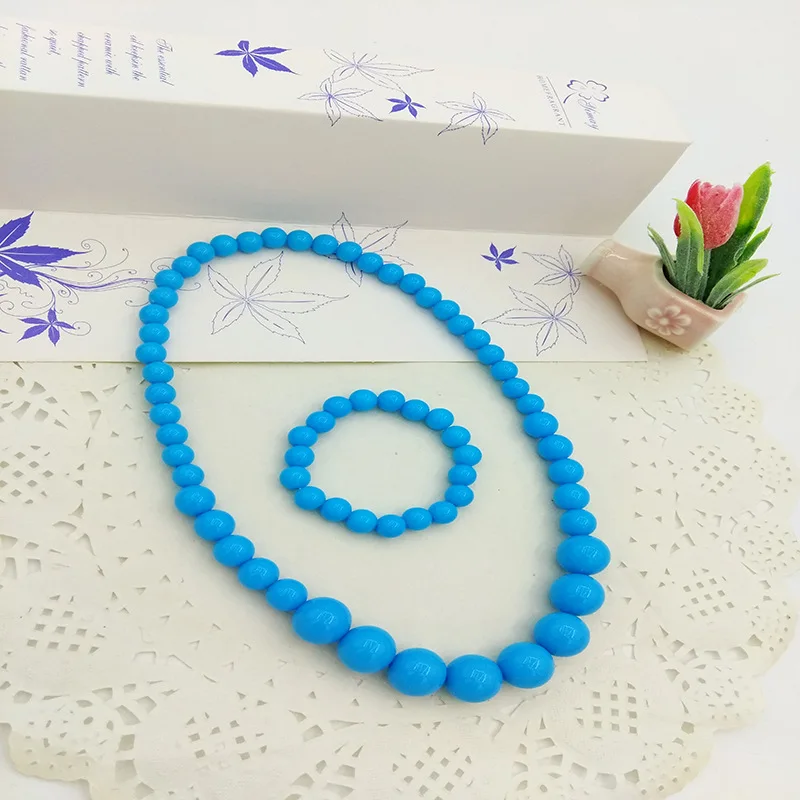 Necklace-Bracelet Летнее нарядное Радужное платье для девочек, Нэнси, вечерние костюмы для девочек на Хэллоуин, детские платья, Infantil, праздничная одежда, платье на день рождения - Цвет: Necklace-Bracelet