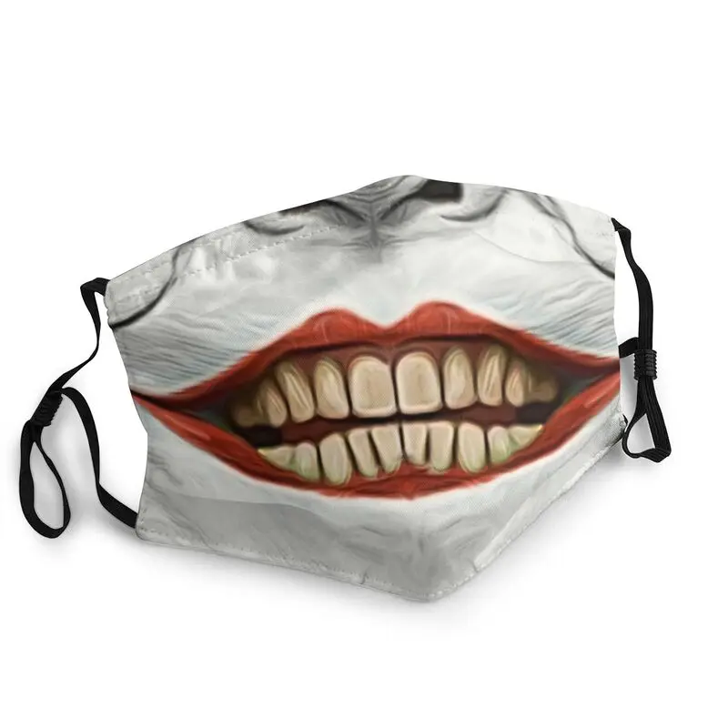 

Non-Disposable 1989 Joke Clown Mask Funny Smile Teeth Mask Men Women Anti Haze Dustproof Protection Respirator Mouth Muffle