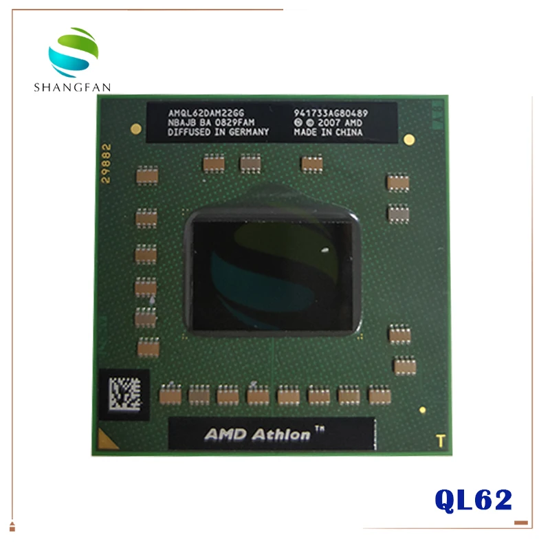 Процессор AMD Athlon 64 X2 QL-62 QL 62 QL62 2 0 ГГц двухъядерный двухпоточный процессор AMQL62DAM22GG