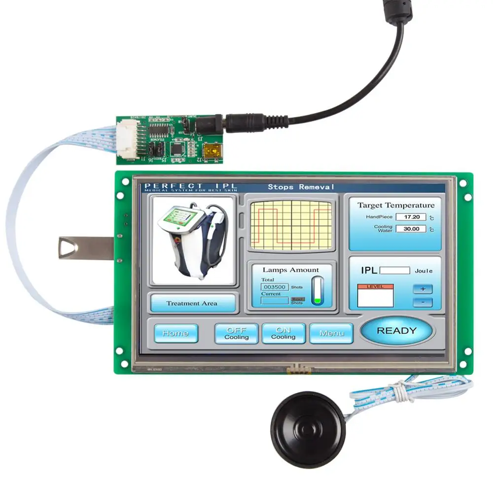 4.3 Inch Intelligent HMI TFT LCD Display Module with RS232/RS485/TTL for Equipment Use enlarge
