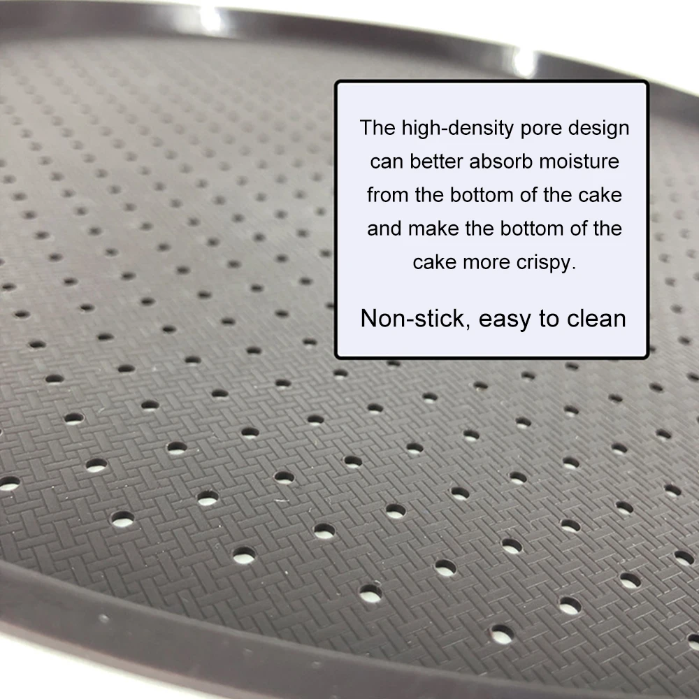 Антипригарный Пицца Пан Блюдо Для Выпечки Пиццы Еда Класс сетчатая вставка из