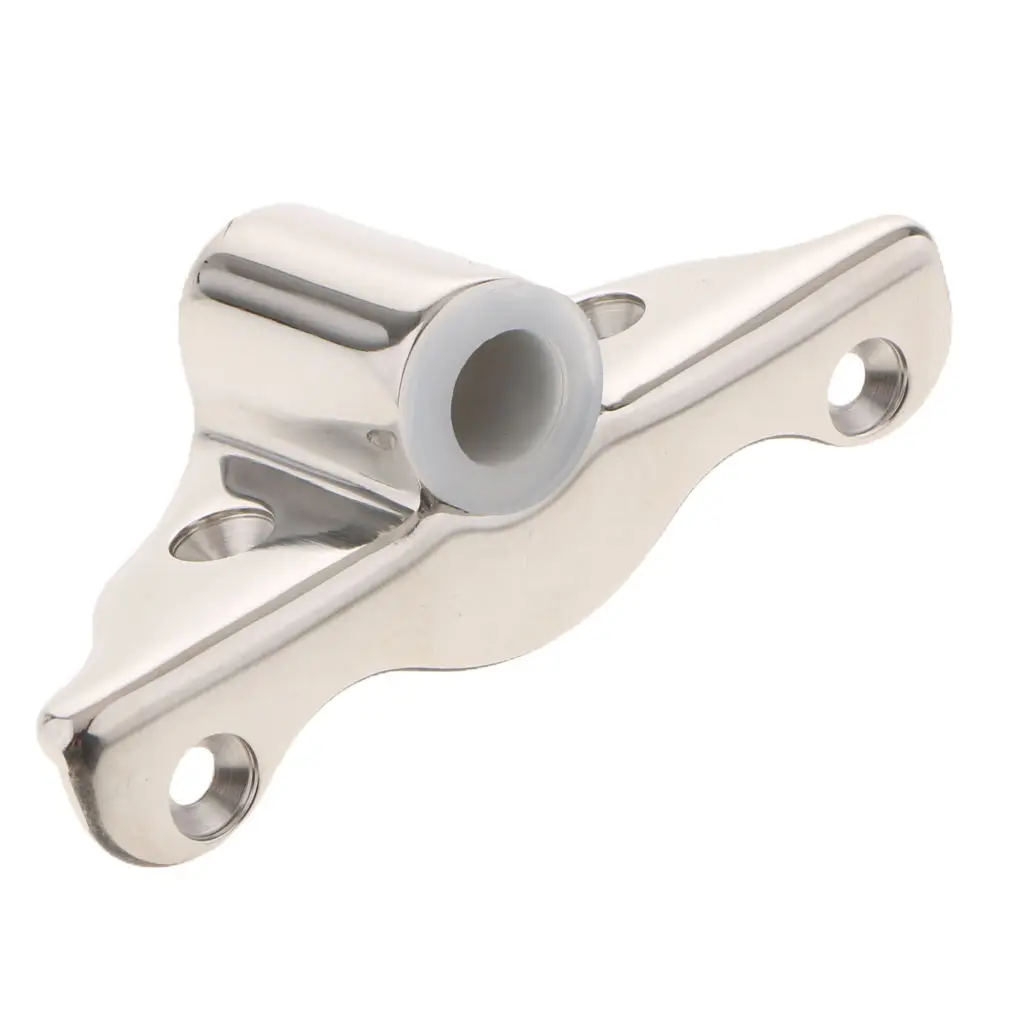 

Universal Silver Stainless Steel Boat Oarlock Socket Rowlock 100mmx30mm for Yacht Marine
