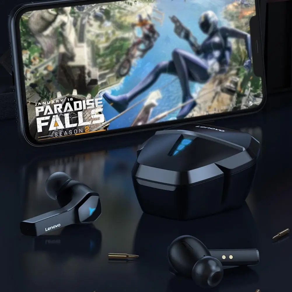 

HQ08 TWS Gaming Headset AAC HIFI Music Headphones For Lenovo BT Waterproof Sports Wireless Earphones With Mic For Android IOS