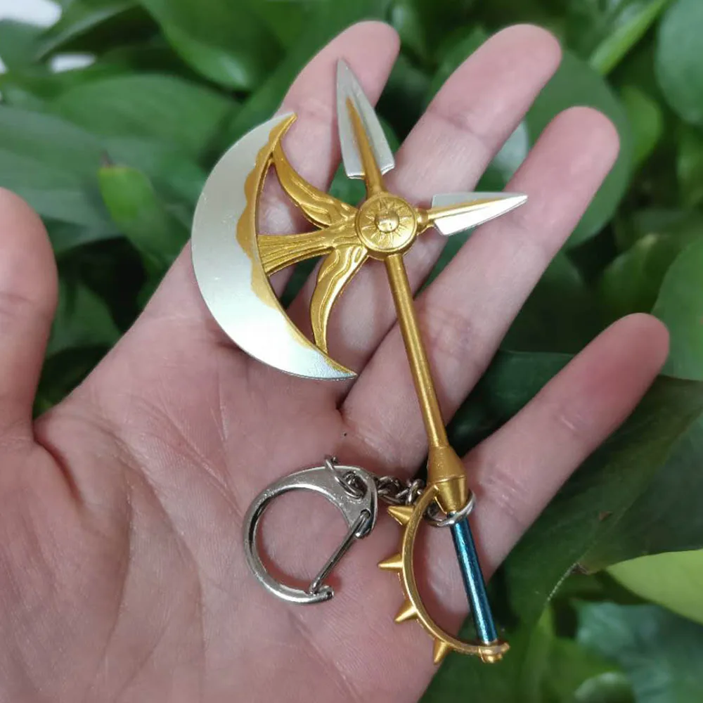 Брелок для ключей мужской металлический аниме Семь смертных грехов топор