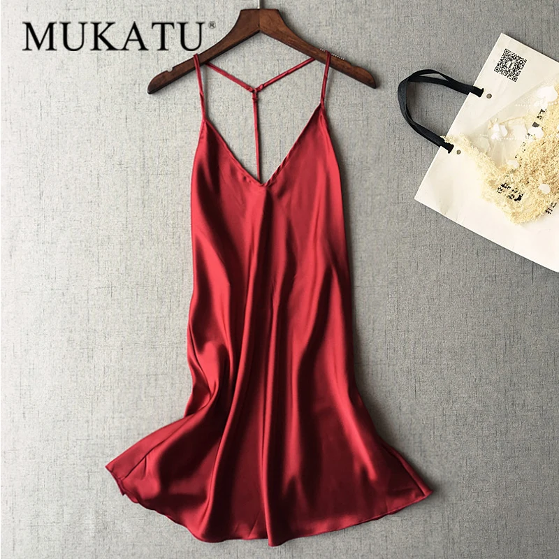 Новинка женские сексуальные атласные ночные рубашки домашняя одежда
