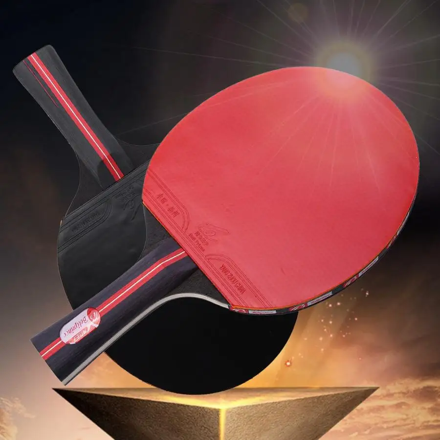 Boliprince forfor Pong Paddle 2 игрока ракетка для настольного тенниса w/3 мяча игры в