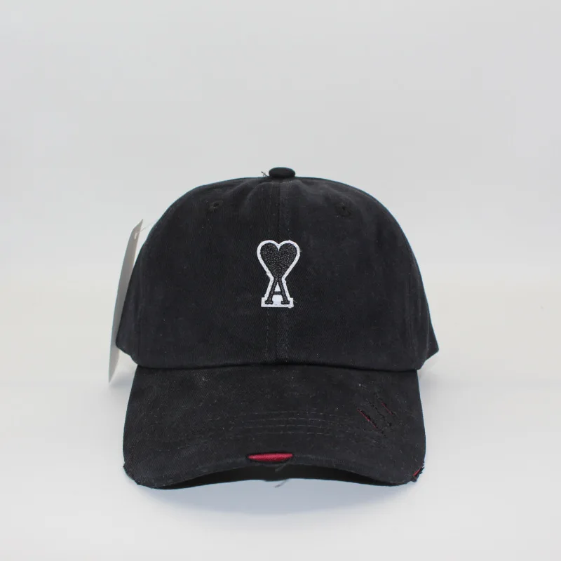 

Summer Cotton Breathable Sweat Absorption Hole Baseball Cap Hip Hop Skateboard Tide Brand Sunshade Hat Hat Size Style Strap Type