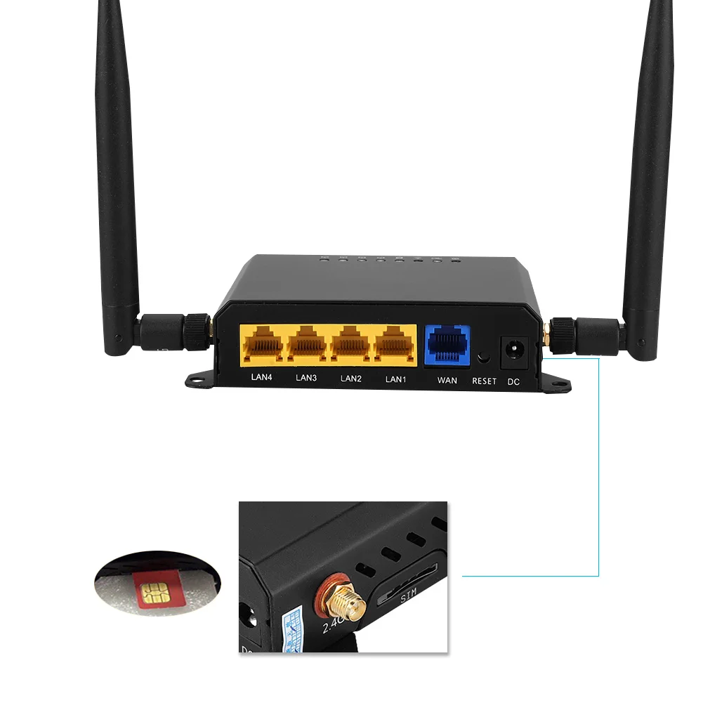 

SOONHUA Wireless Router Card Router Industrial Grade 300Mbps Routers With Power Adapter And Network Cable Free Shipping