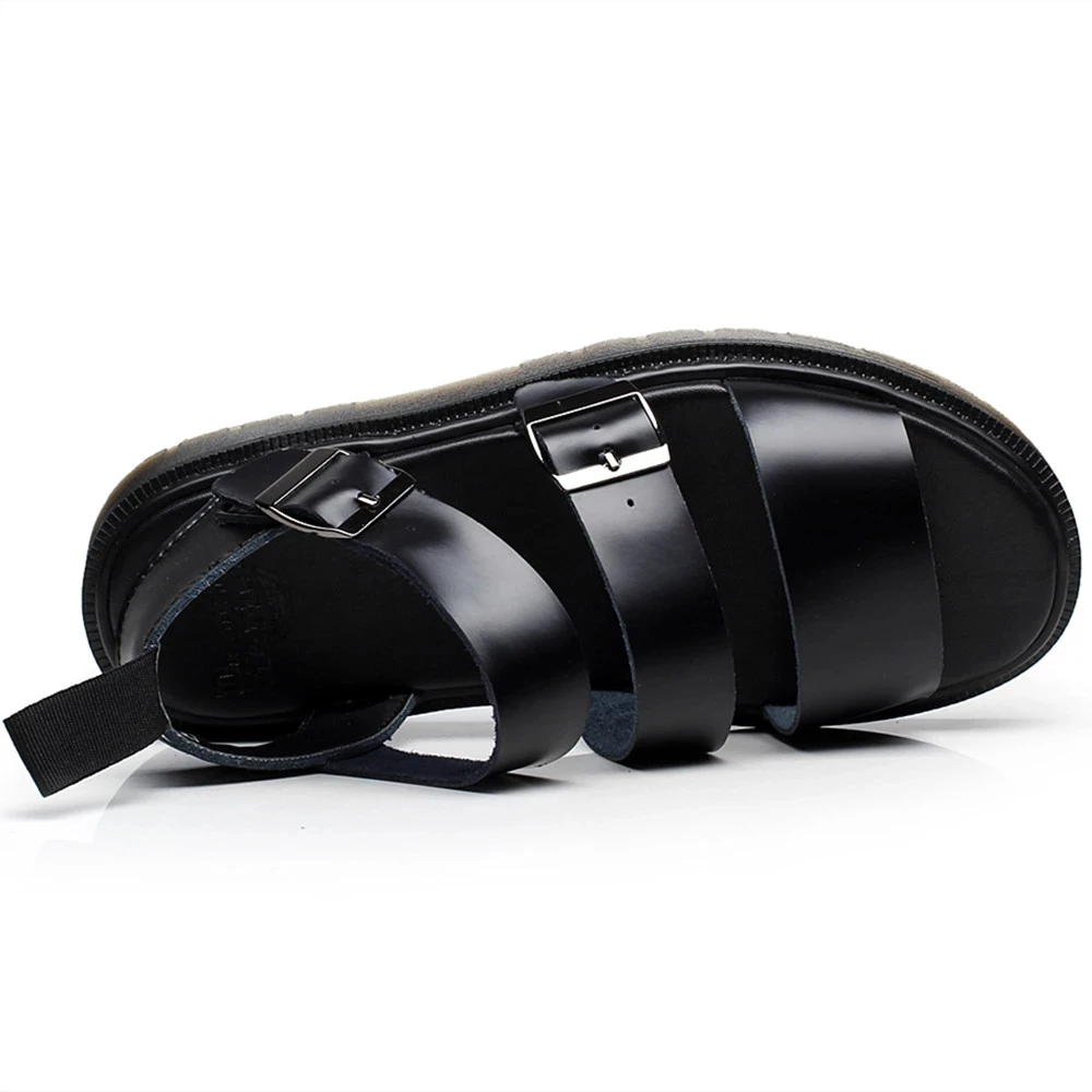 Мужские пляжные сандалии дышащие Нескользящие для улицы повседневная обувь