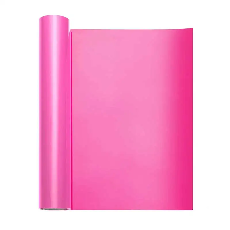 Виниловый Утюг из ПУ с теплопередачей для футболок розовый цвет легко сорвать и