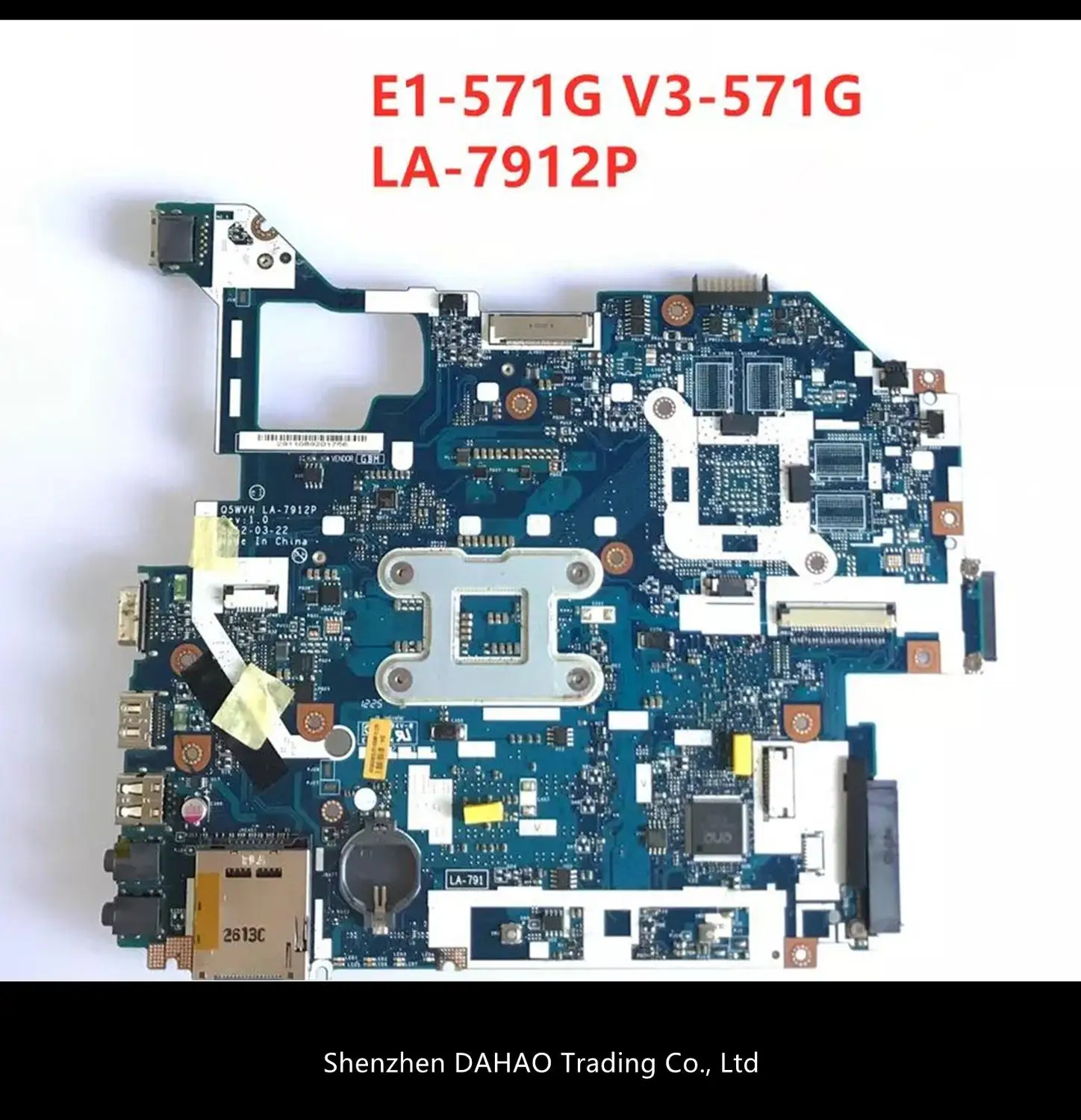 Материнская плата для ноутбука Acer E1-531 E1-571G V3-571G V3-571 Q5WV1 LA-7912P с SLJ8C HM77 DDR3 поддержка