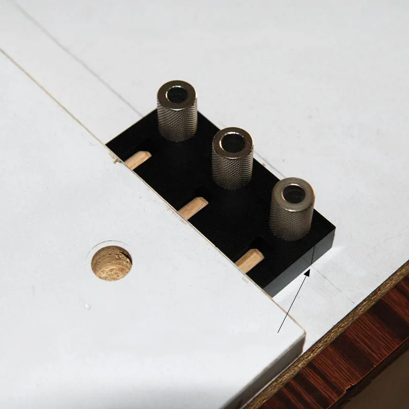 

3 in 1 Hole Drilling Locator Tool Kit Drill Guide Dowelling Jig Woodworking Tool For Furniture Fast Connecting