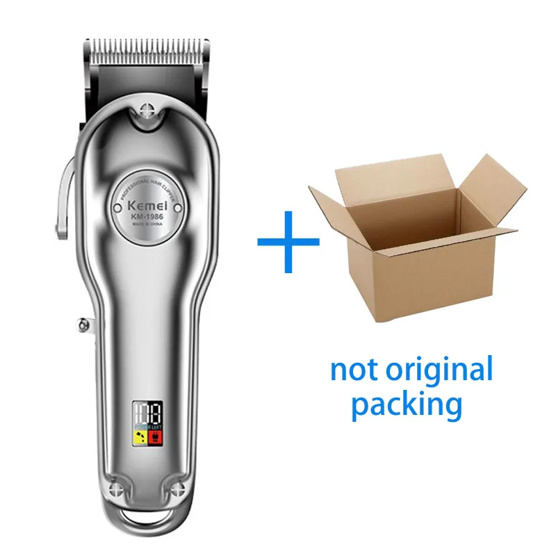 Профессиональная машинка для стрижки волос Kemei полностью металлический