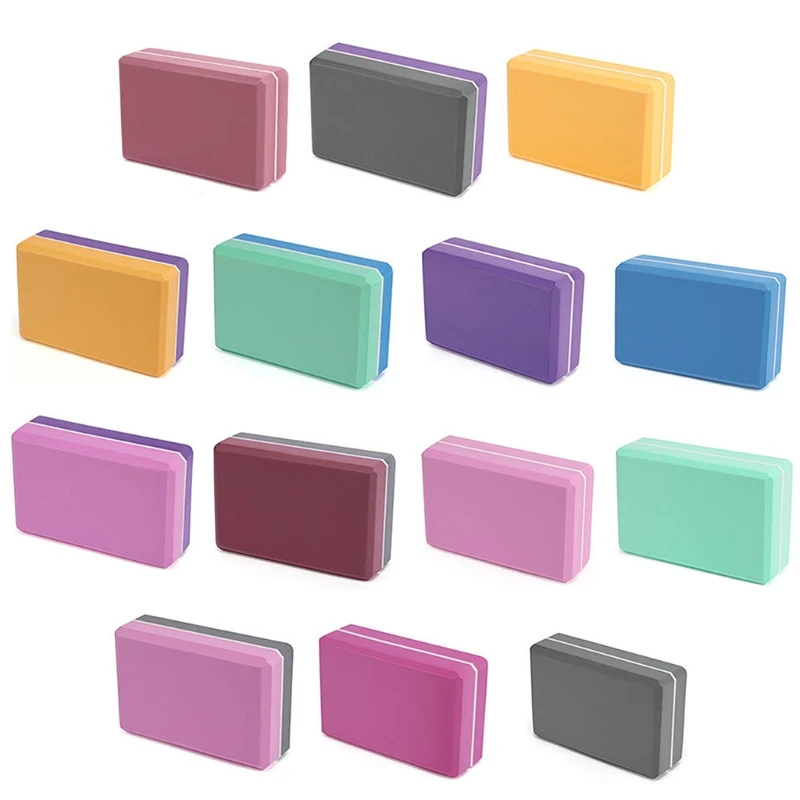 

Yoga Block EVA Foam Brick Exercise Pilates Stretching Aid for Fitness Sport Gym Workout Tool