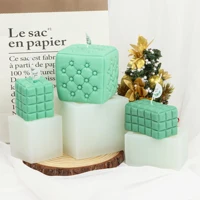 high quality healthy natural no cross speak sofa folding type cake soap silicon candle mold