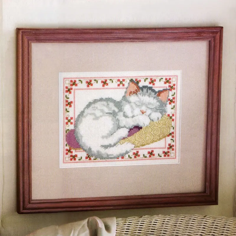 

Crazy103-2 DIY Homefun Cross Stitch Kit Packages Counted Cross-Stitching Kits New Pattern NOT PRINTED Cross stich Painting Set