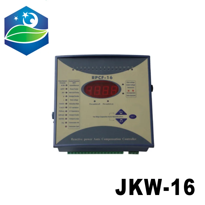 

JKW-16 коэффициент мощности 380 В 10 шагов 50/60 Гц JKW16 RPCF регулятор мощности фактор компенсатор цифровой измеритель коэффициента мощности