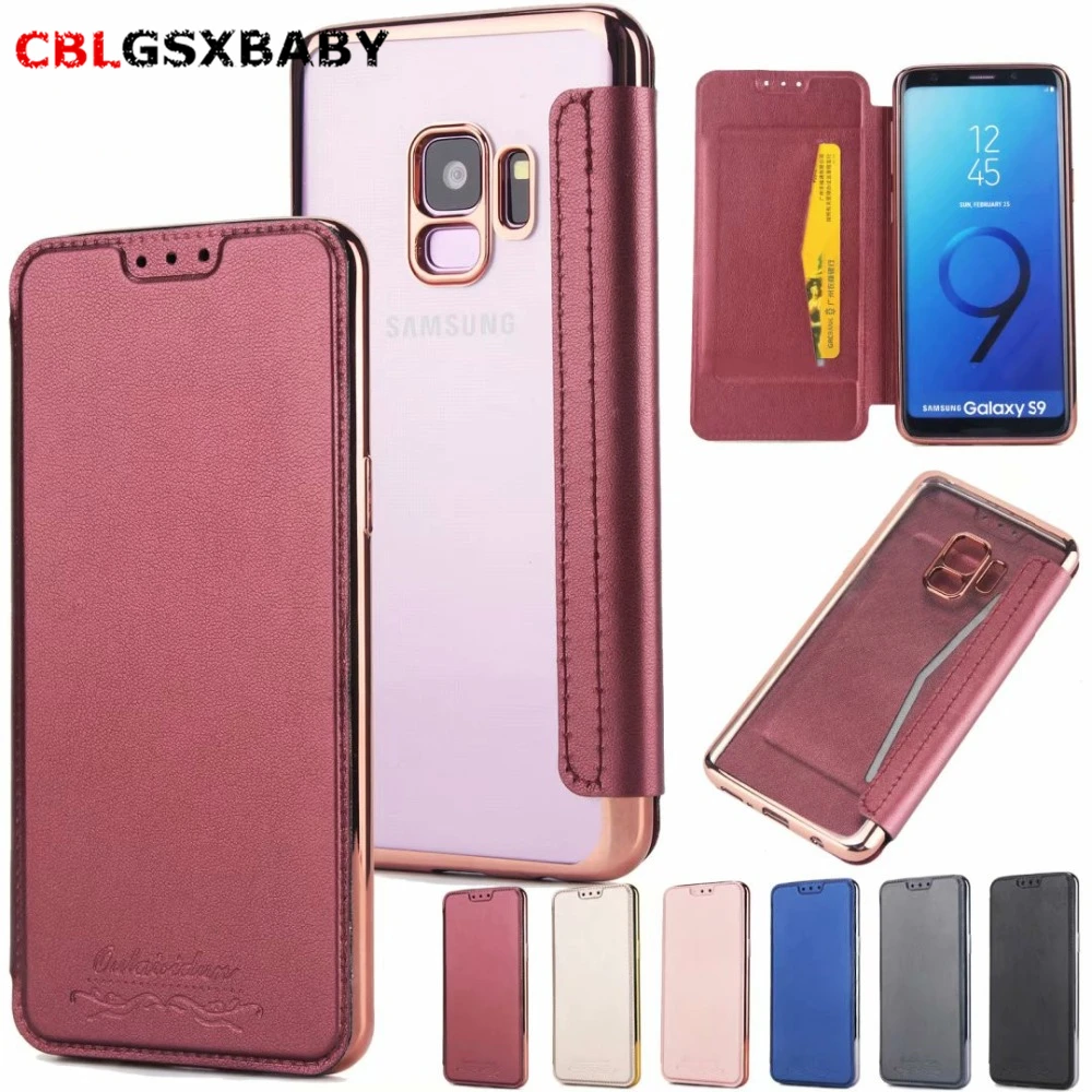 Cblgsxbaby для samsung S10 S9 S8 Plus прозрачный чехол из термополиуретана с& кошелек кожаный чехол с откидной крышкой для задней панели чехол для телефона для samsung Примечание 10 9 8 чехол
