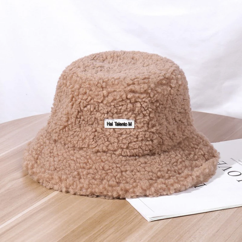 Зимняя женская шапка головной убор теплая Вельветовая плотная Повседневная