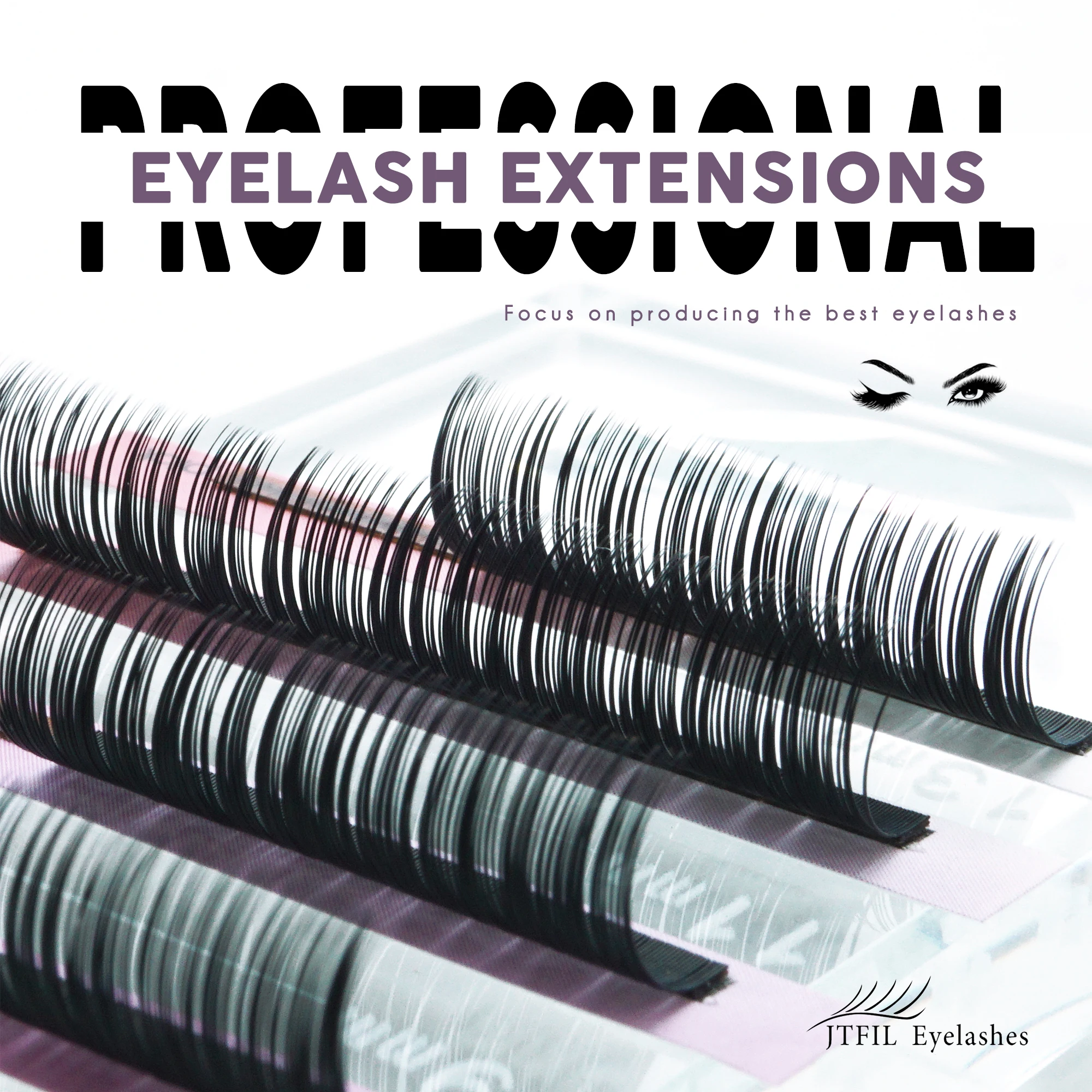 Индивидуальное Наращивание ресниц Накладные объем оптовая продажа для