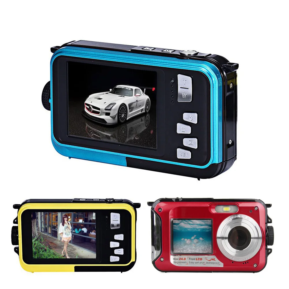 

Waterproof Digital Camera DV Camera Long Standby LCD Monitor 24 Million Pixel Hot Appareil Photo Numerique Professionel 1080 HD