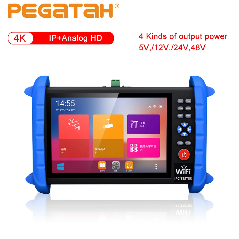 4K HD CCTV тестер 8MP IP камера с портом POE HDMI монитор многофункциональный AHD CVI TVI CVBS SDI H.265