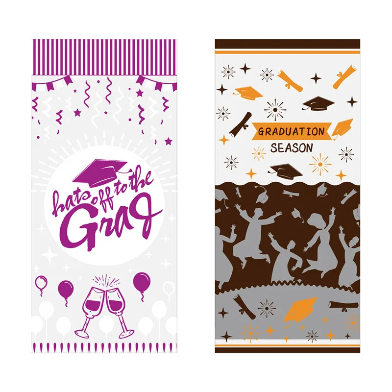 

2021 Graduation Party Packaging Bag Celebration Biscuit Candy Souvenir Graduation Season Decorations Gifts Supplies
