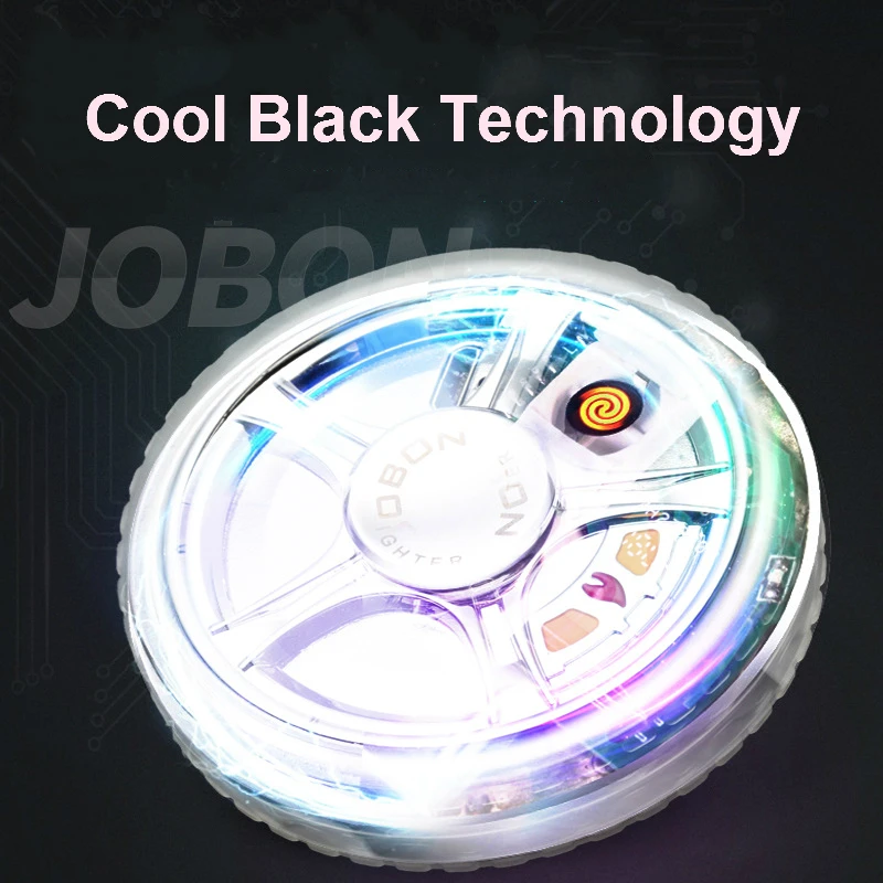 Мини шин электрическая зажигалка для сигарет USB подзарядка Спиннеры Зажигалка