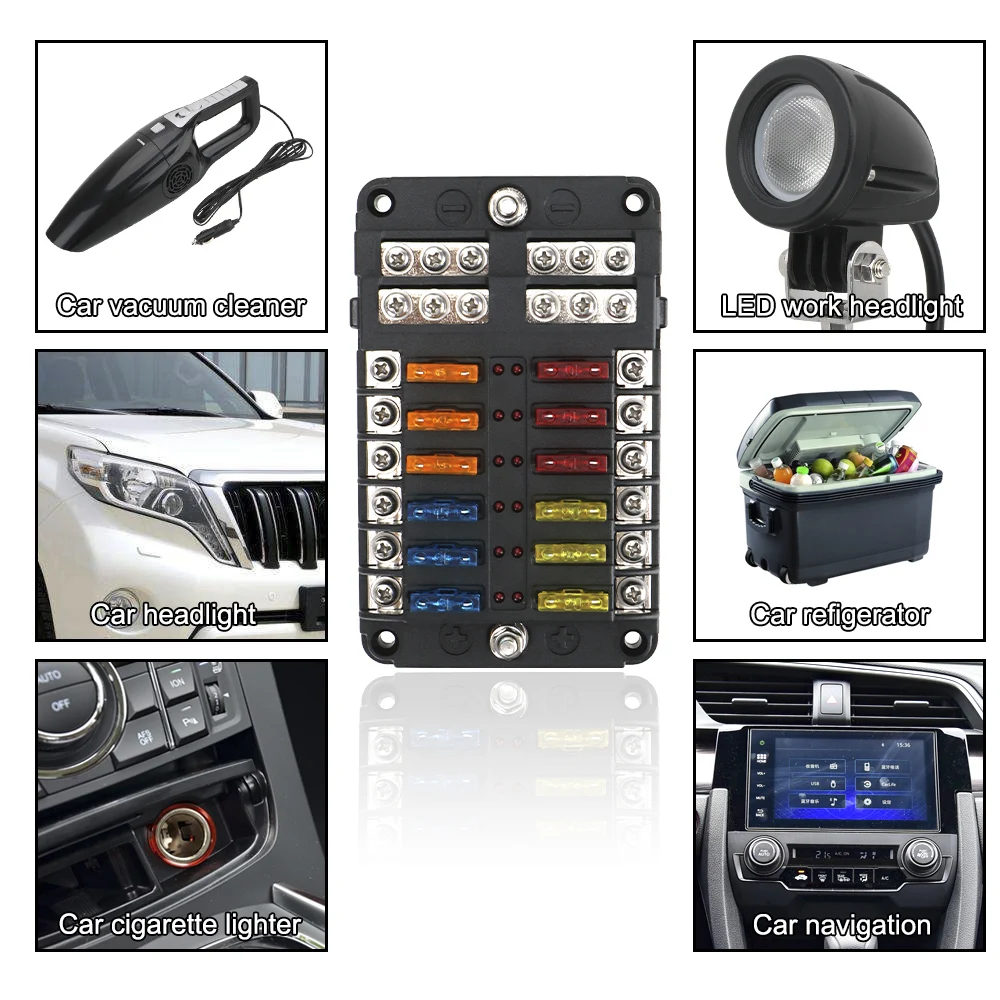 LEEPEE 12 32 M5 серьги гвоздики с Светодиодный индикатор светильник 6 выходов способов