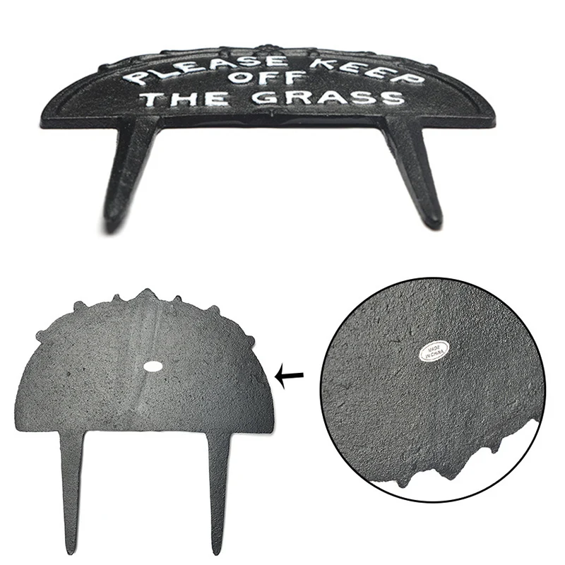 

Hot Please Keep Off the Grass No Pooping Yard Sign Heavy Duty Weatherproof Fade Resistant Metal Stand Included FQ-ing