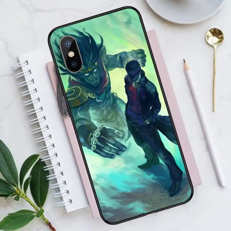 

Jotaro Kujo Jojo's Bizarre Adventure Phone Case for iPhone 11 12 pro XS MAX 8 7 6 6S Plus X 5S SE 2020 XR Luxury brand shell