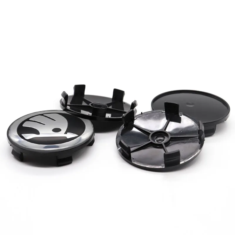 

Car parts 4pcs 68mm wheel hub cover center wheel sticker car logo, suitable for SKODA- personalizedparts, exquisite modification