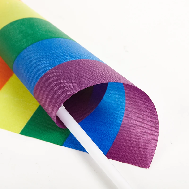 

10PCS/Pack Gay Pride Flags Easy To Hold Mini Small Rainbow Flags Parade Festival 14*21cm