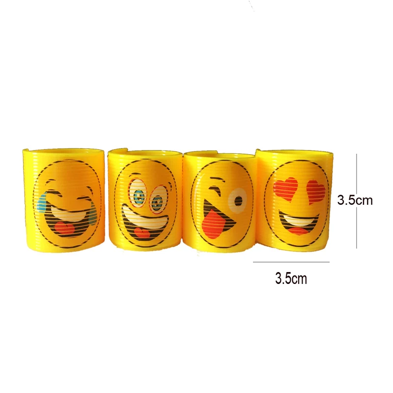 C-3.5 x 3.5cm Детские игрушки с радужной расцветкой, модные детские разноцветные радужные круглые складные пластиковые Пружинные катушки, игрушки для детей, креативные развивающие игрушки - Цвет: C-3.5 x 3.5cm
