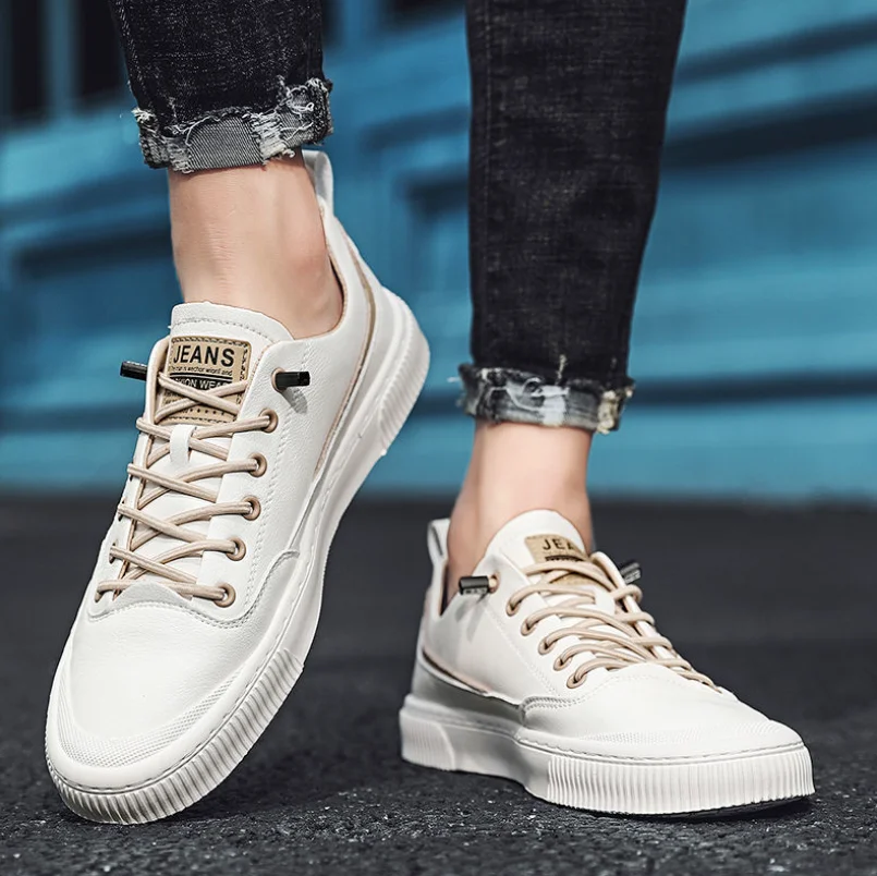 

2021 Summer new white shoes casual and comfortable Korean style trendy men's sneakers low top