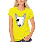 Старая школьная футболка Bull Terrier-культовый подарок забавная Винтажная футболка с собакой терьера Новинка 2021 модные хлопковые футболки с рукавами на заказ