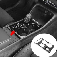 abs carbon fibre for volvo xc40 2017 2018 2019 car accessories gear shift knob frame panel decoration cover trim car sticker