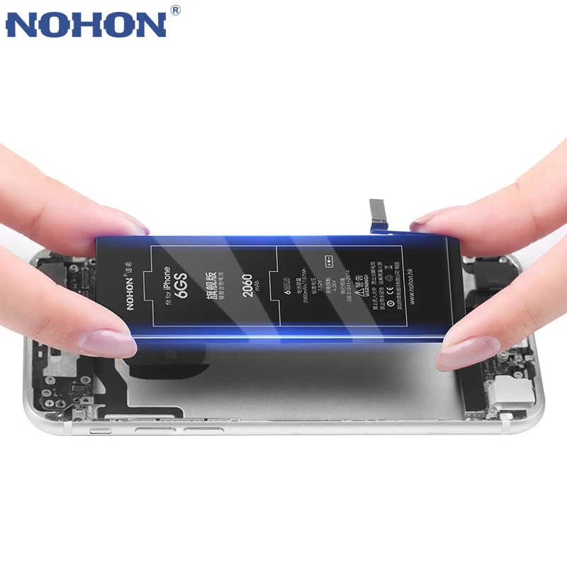 Оригинальный nohon аккумулятор для iPhone 6 S Plus 7 5 заменяемый iPhone7 iPhone6 iPhone5 6splus высокое
