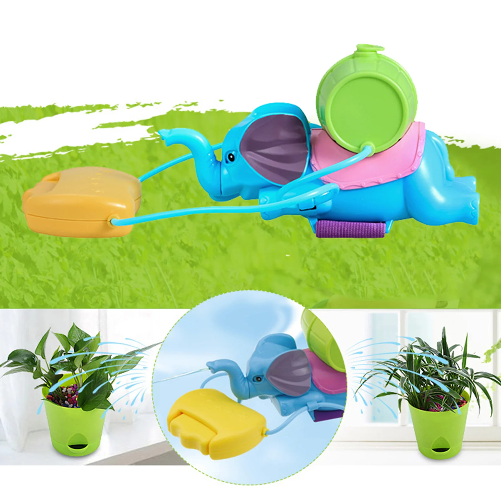 

Elephant Shape Summer Children Wrist-Type Spray Water Gun Hand-held Water Gun For Kids Bath Toy Outdoor Beach Toys