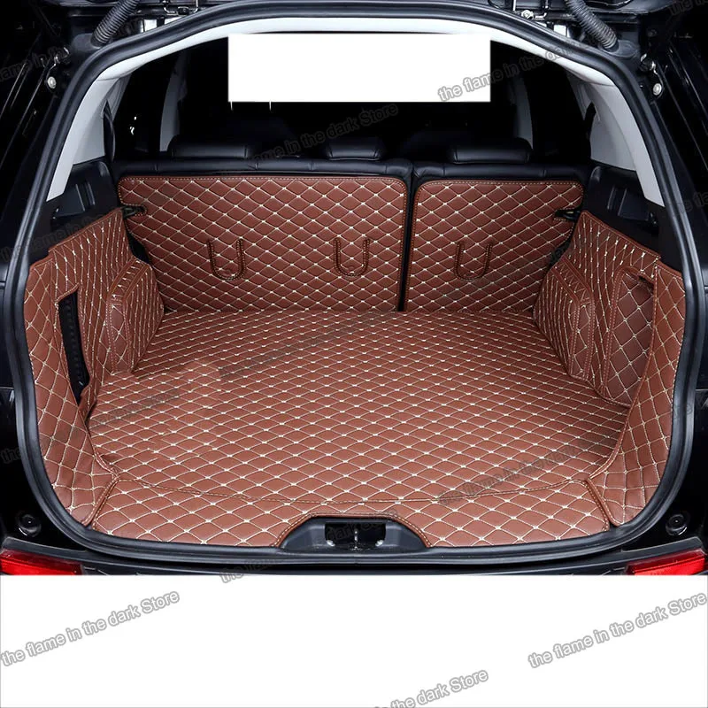 Кожаные коврики lsrtw2017 для багажника автомобиля land rover discovery sport 2014 2015 2016 2017 2018 2019 2020