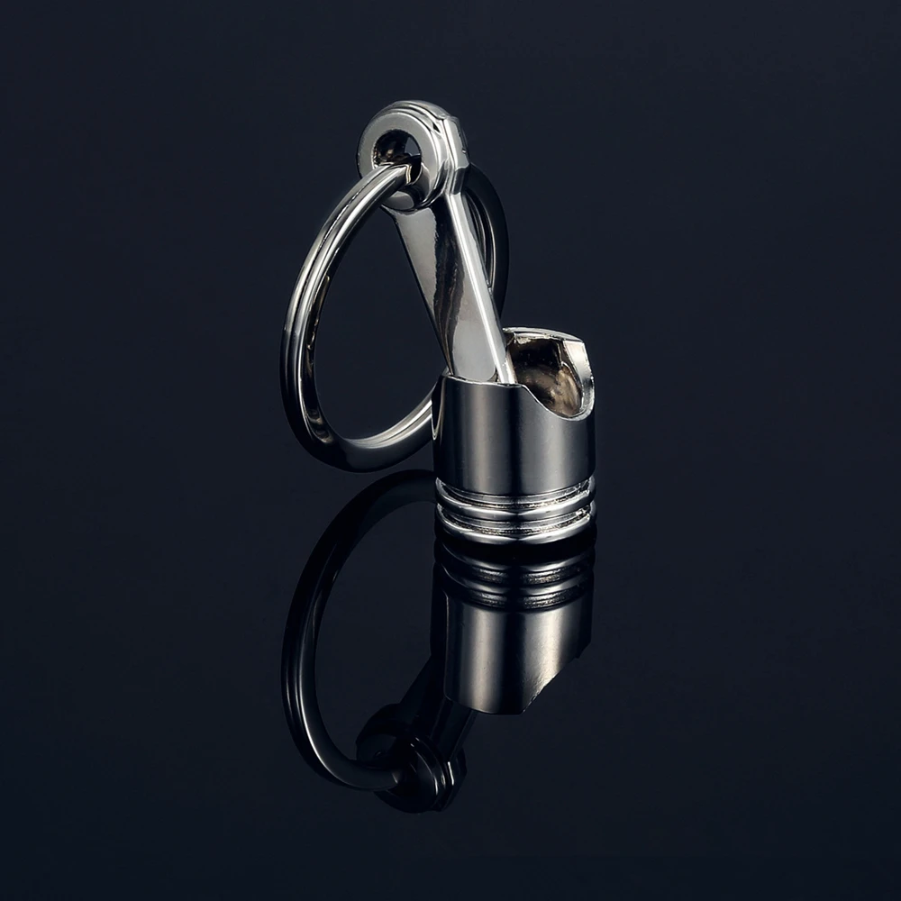 Engine piston Автомобильный брелок для Audi A3/A4/A5/A6/A7/Q3/Q5/Q7/TT металлический брелок для ключей - Название цвета: Engine piston