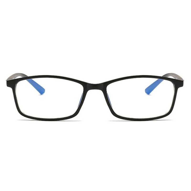 matte black frame Мужские и женские очки для близорукости, оптические очки по рецепту, черная синяя оправа-1,0-1,5-2,0-2,5-3,0-3,5-4,0-4,5-5,0-5,5-6,0 - Цвет оправы: matte black frame