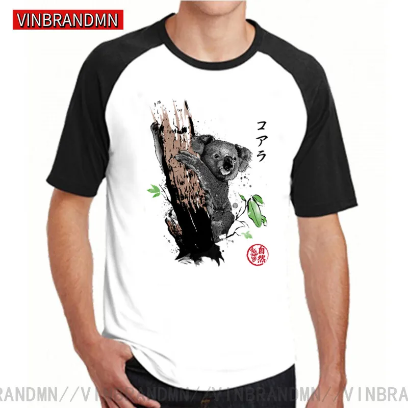 Горячая Распродажа Kawaii дикая коала футболка мужские австралийские всадные