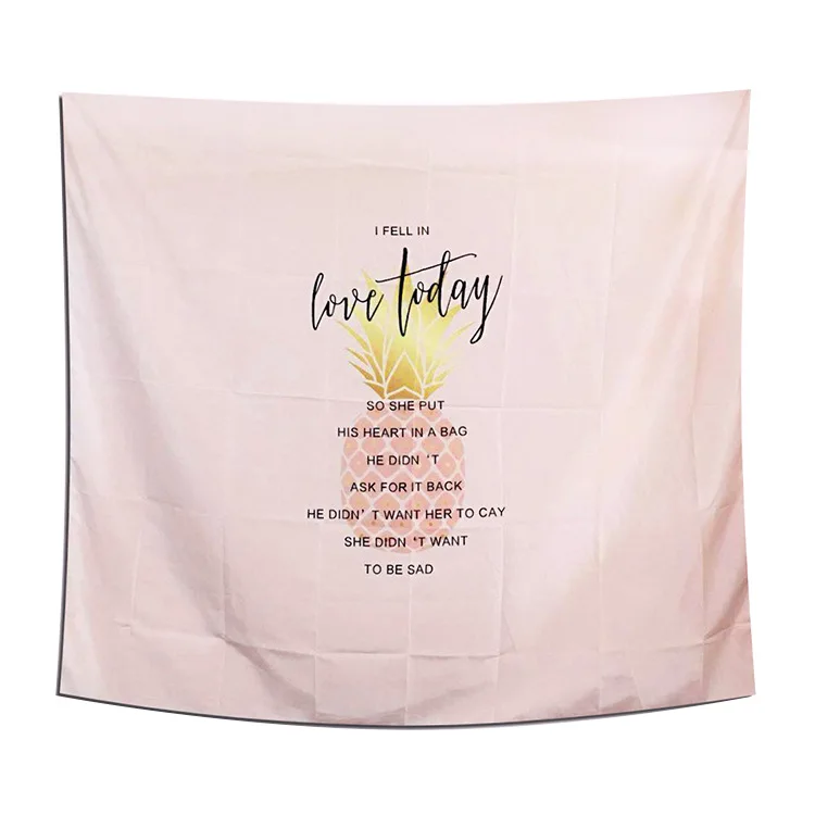 Простой скандинавский настенный гобелен Enipate черно-белые рога алфавит