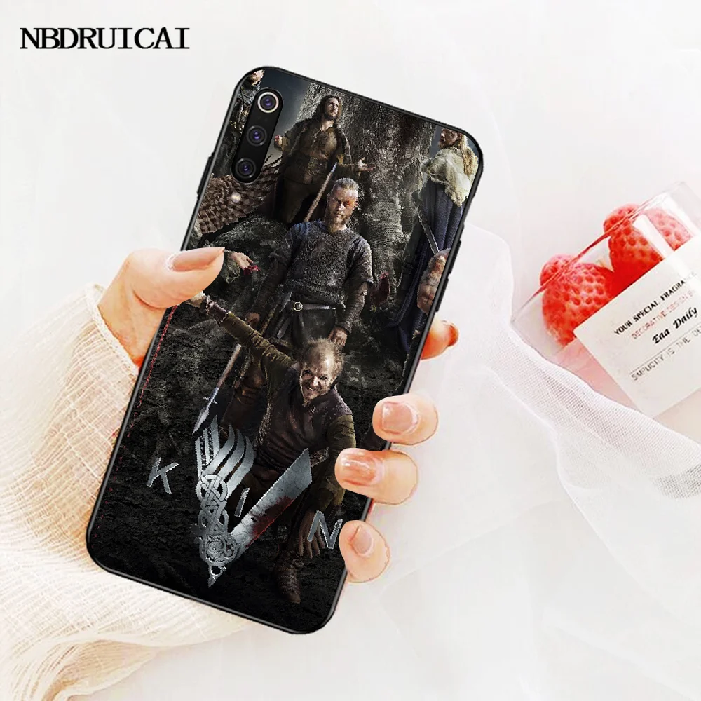 NBDRUICAI Ragnar Lothbrok Vikings DIY Печать чехол для телефона оболочка Xiaomi Mi9 9SE 8SE Pocophone F1 Mi8 Lite |
