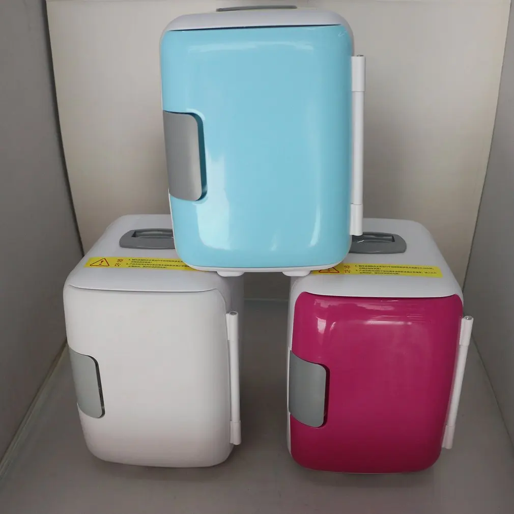 

4L Cosmetic Cooler Refrigerator Mini fridge 4 liter Skincare Fridge Makeup Fridge Skin Care Compressor Car Fridge mini fridge